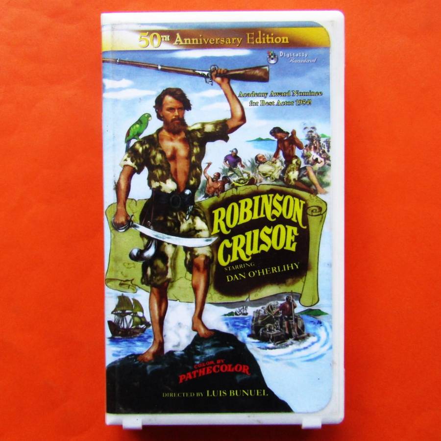 Robinson Crusoe - 50th Anniversary Edition - Movie VHS Tape (2004)