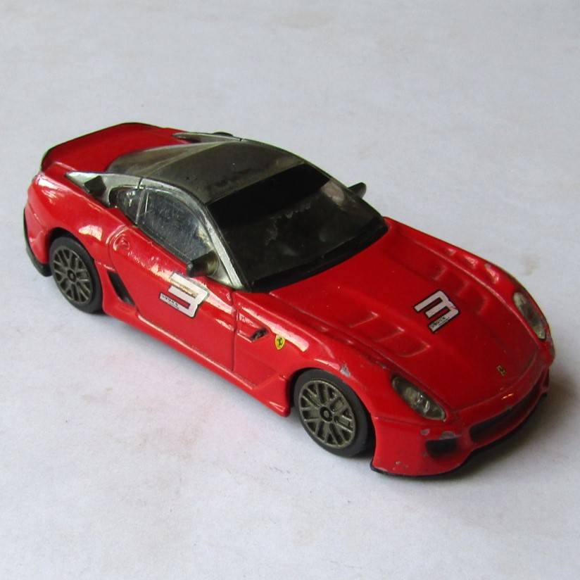 Old Bburago Ferrari 599XX 1/43 Scale Car