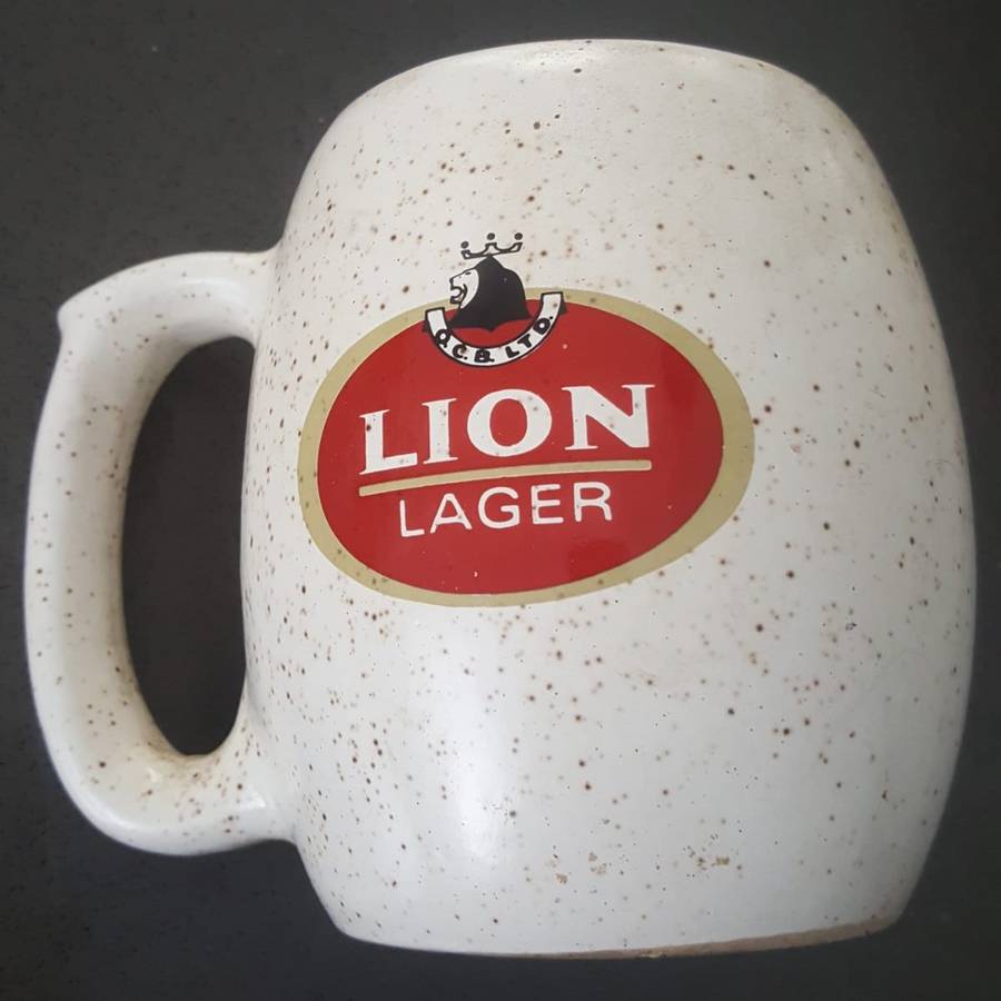 Old Lion Lager Beer Mug