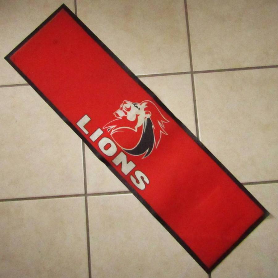 Old Lions Rugby Rubber Bar Mat