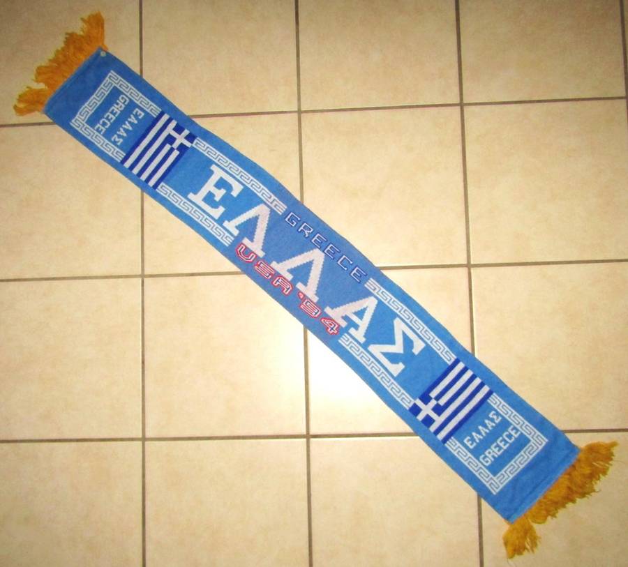 1994 World Cup Greece Football Scarf