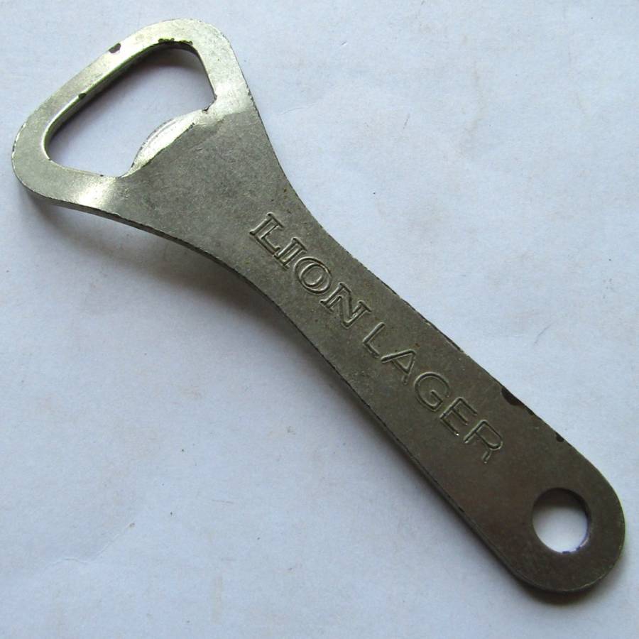 Old Lion Lager Metal Bottle Opener