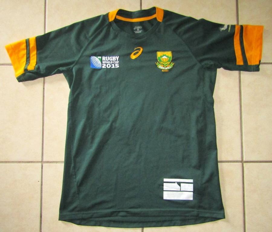 2015 World Cup Special Edition Springbok Rugby Jersey - Large Size