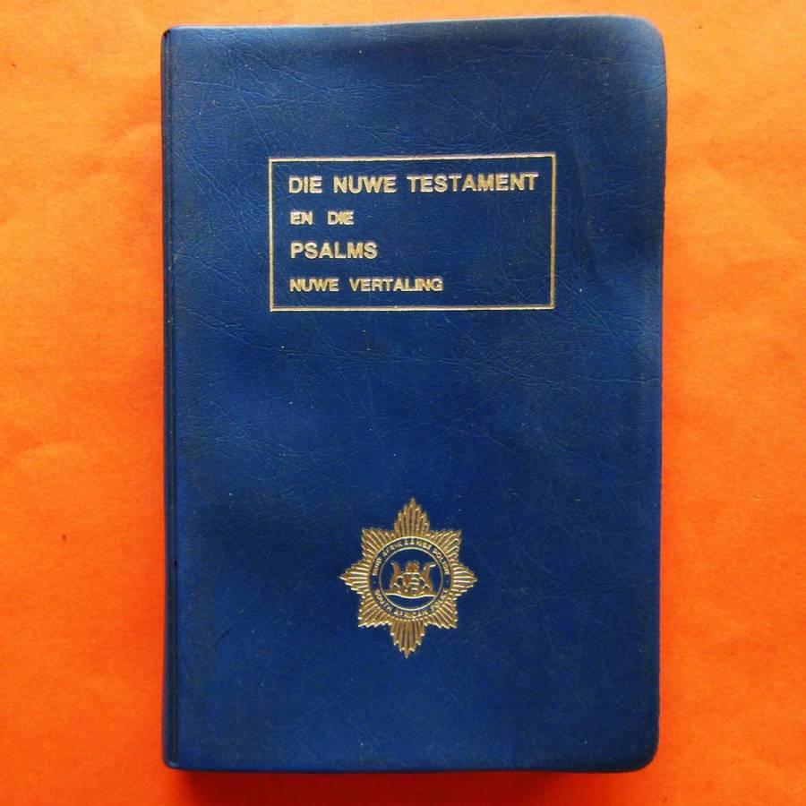 1990 SA Police Afrikaans Pocket Bible
