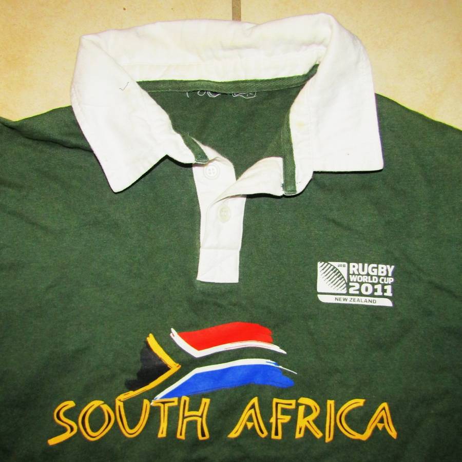 2011 World Cup South Africa Rugby Jersey - XL Size