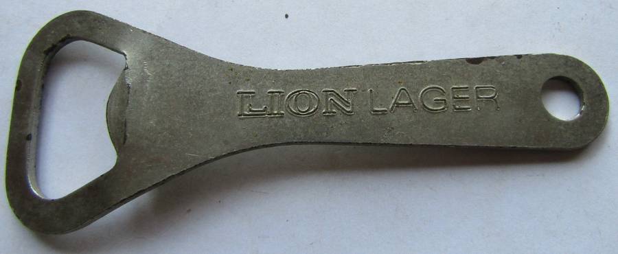 Old Lion Lager Metal Bottle Opener