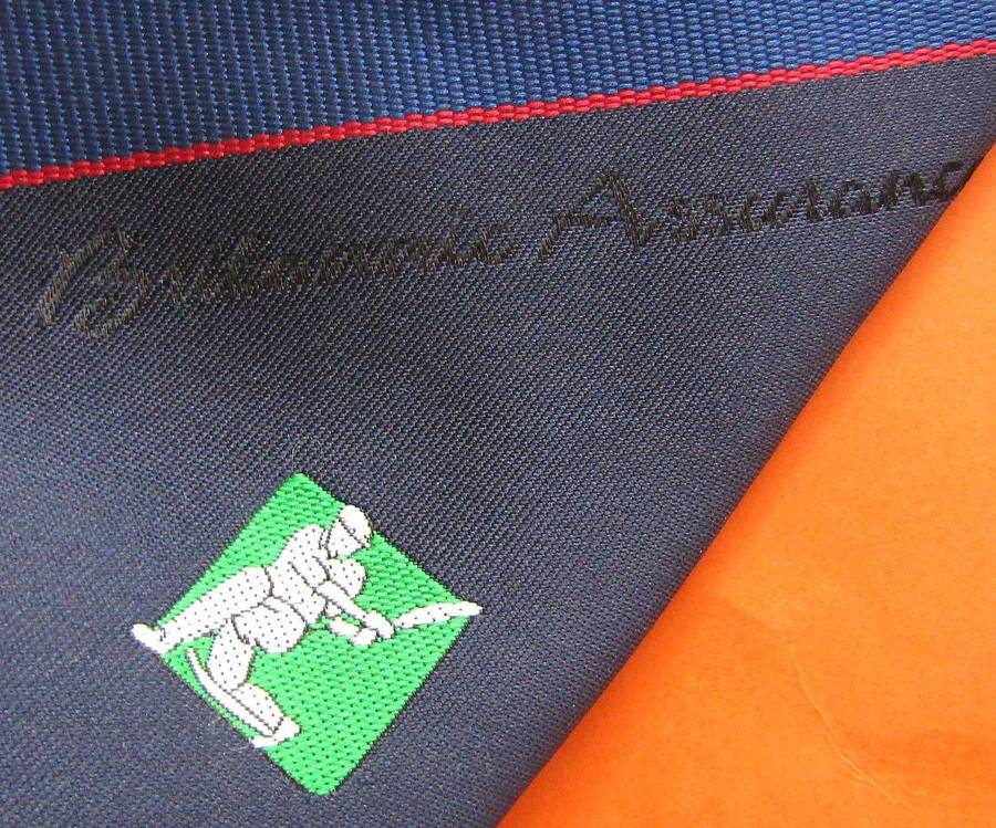 Old Britannic Assurance Cricket Neck Tie