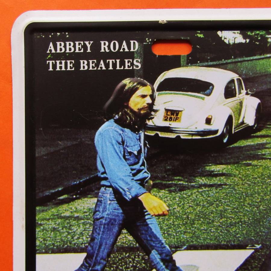 Old Beatles Abbey Road Metal Sign Plate