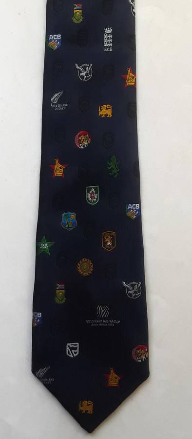 2003 ICC Cricket World Cup Neck Tie