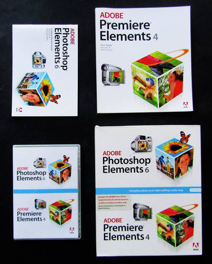 Adobe Photoshop Elements 6 and Premiere Elements 4 - Software Programs