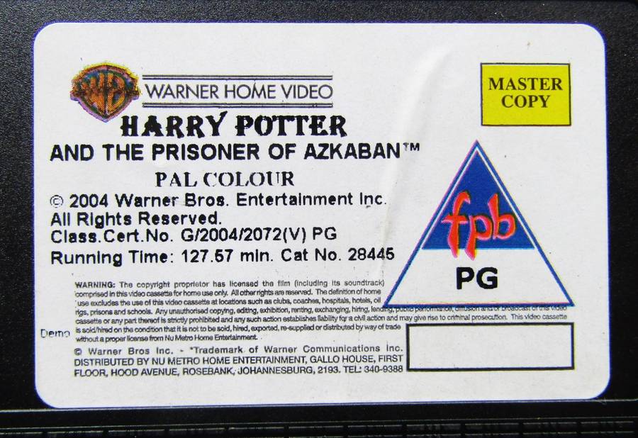 Harry Potter and the Prisoner of Azkaban - Movie VHS Tape (2004)