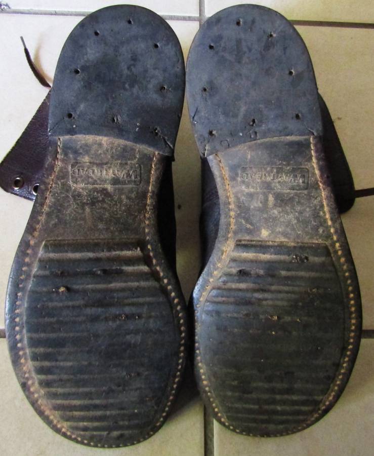 1976 SADF Army Border War Brown Leather Boots