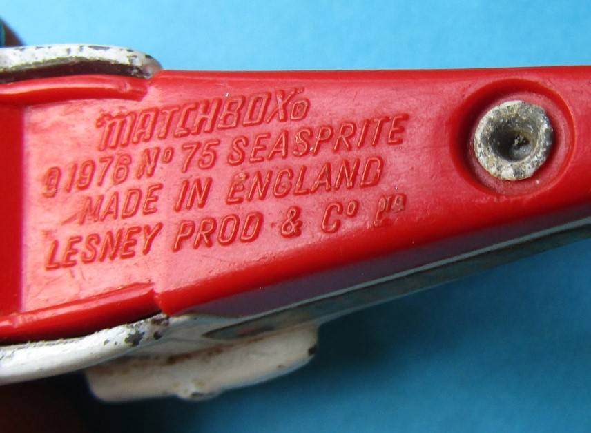 1976 Matchbox Seasprite Helicopter