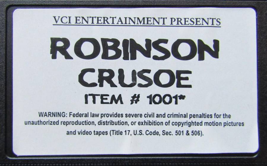 Robinson Crusoe - 50th Anniversary Edition - Movie VHS Tape (2004)