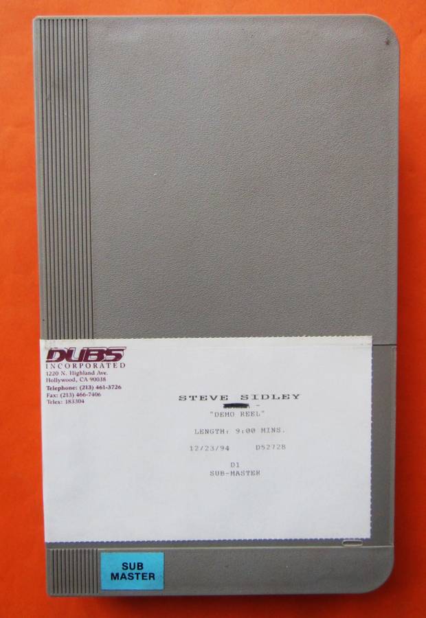 Large Sony D1M-12 19mm Video Cassette