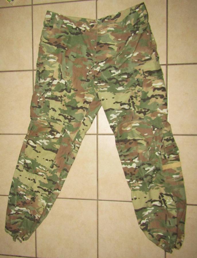 Old Military Camo Combat Jacket and Trousers