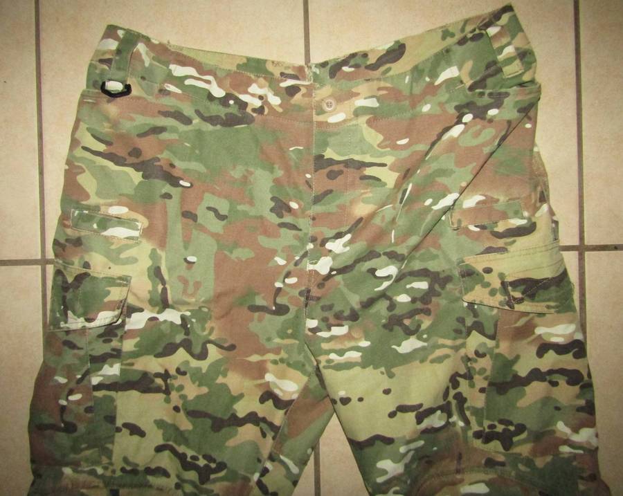 Old Military Camo Combat Jacket and Trousers