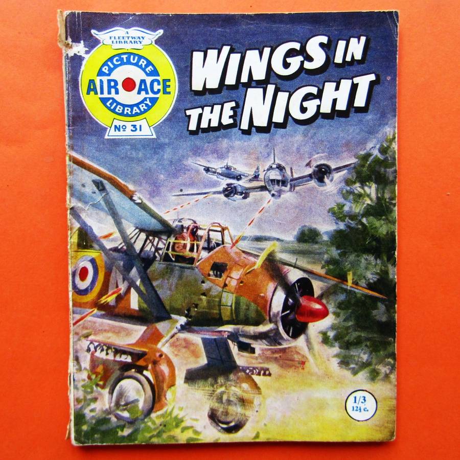 Wings in the Night - Air Ace Picture Library No 31 - Comic Book