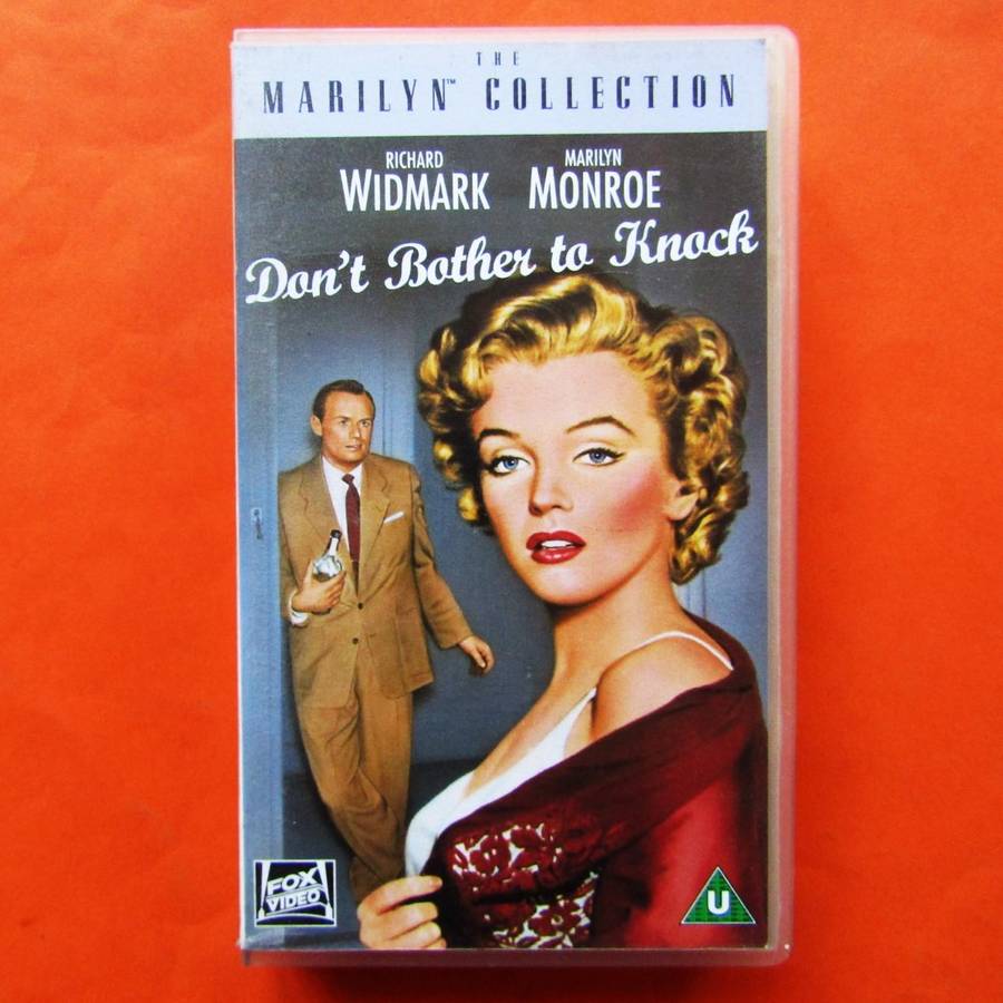 Don't Bother to Knock - Marilyn Monroe - Movie VHS Tape (1994)