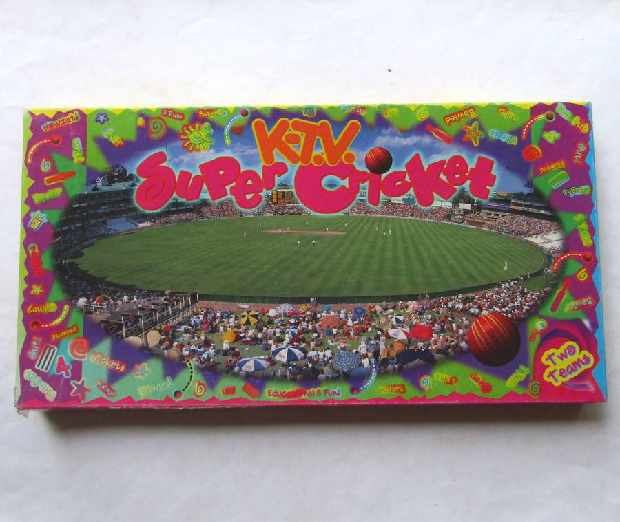 Old KTV Super Cricket Board Game