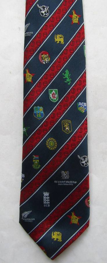2003 ICC Cricket World Cup Neck Tie