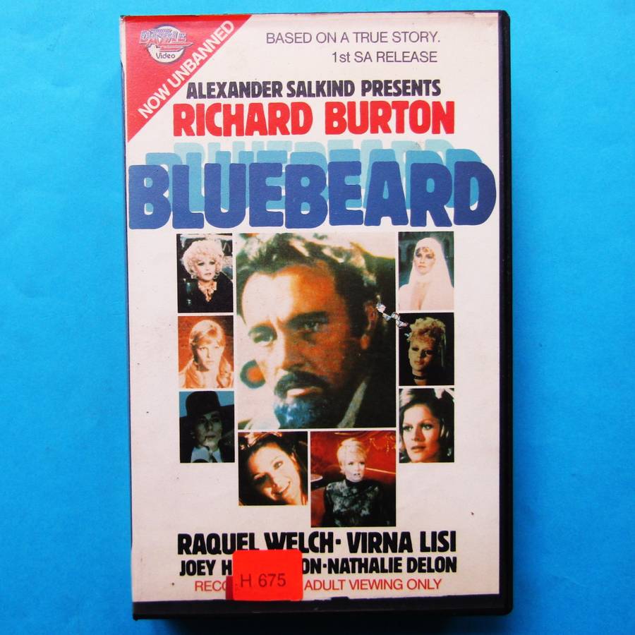 Bluebeard - Richard Burton - Horror Movie VHS Tape (1985)