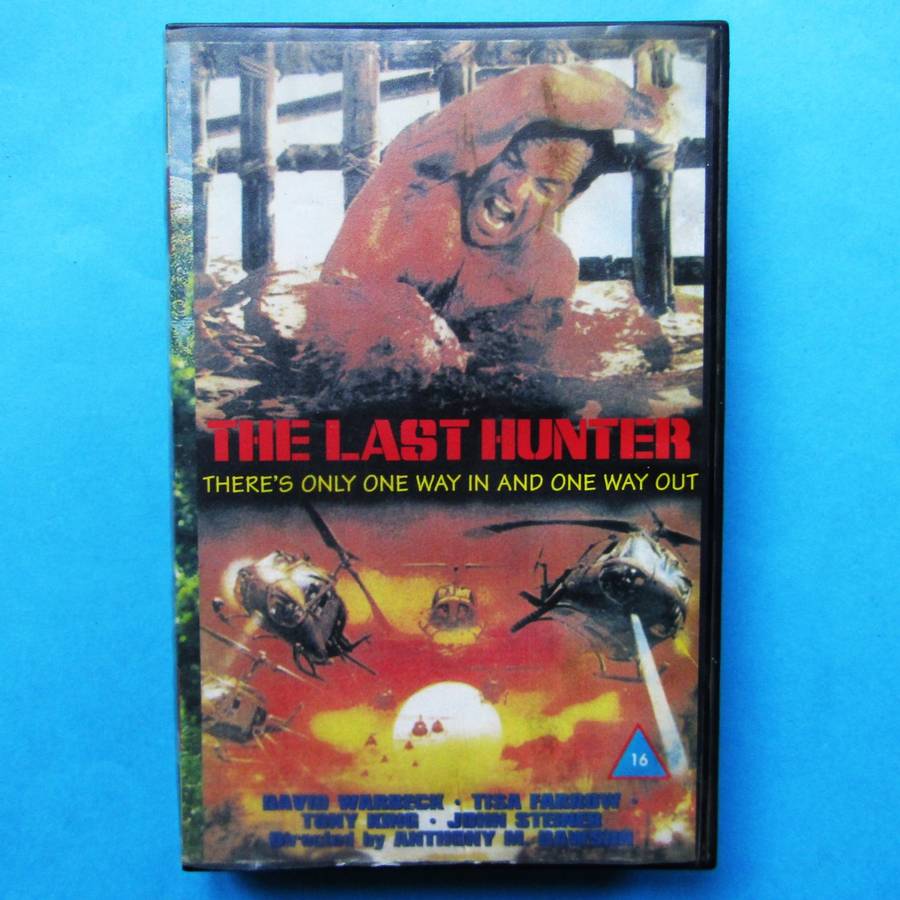 The Last Hunter - War Action Movie VHS Tape (1987)