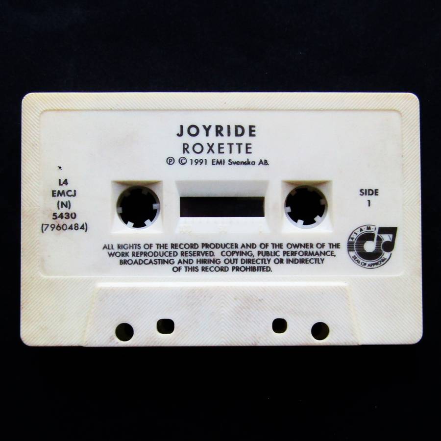 Roxette - Joyride - Cassette Tape (1991)