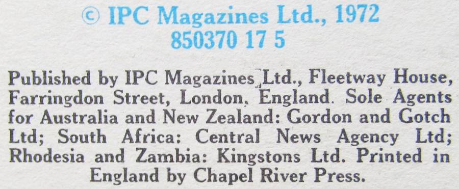 1972 Scorcher Annual