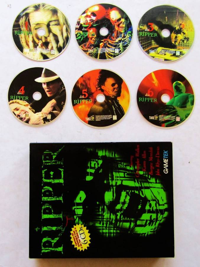 Ripper - 6 Disc Big Box PC Game (1996)