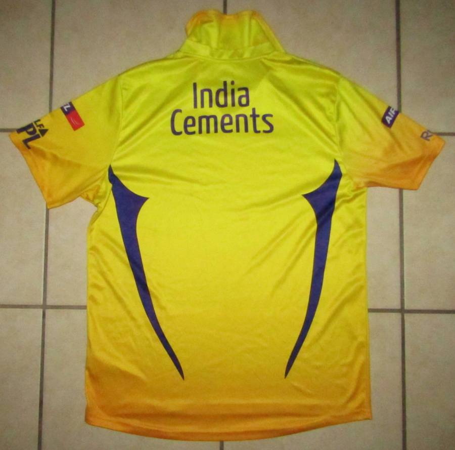 Old Chennai Super Kings IPL Cricket Jersey - Large Size