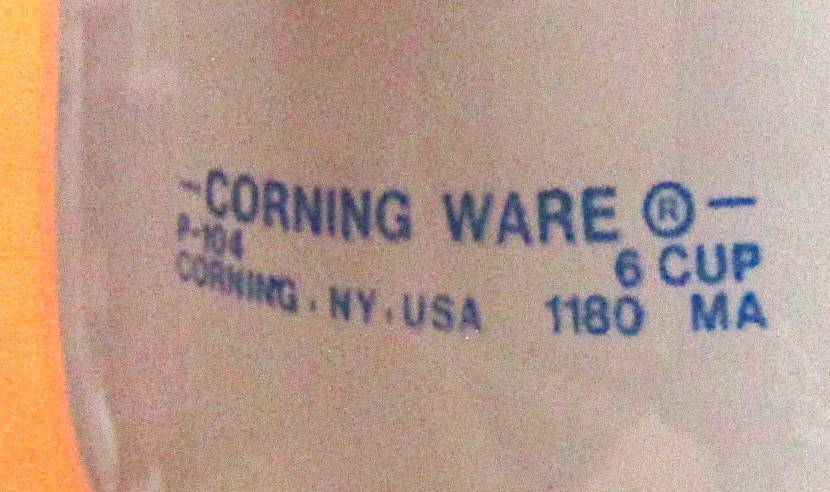 Original Corning Ware USA 6 Cup Tea Pot