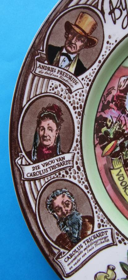 1938 Voortrekker Eeufees - Royal Doulton Color Display Plate