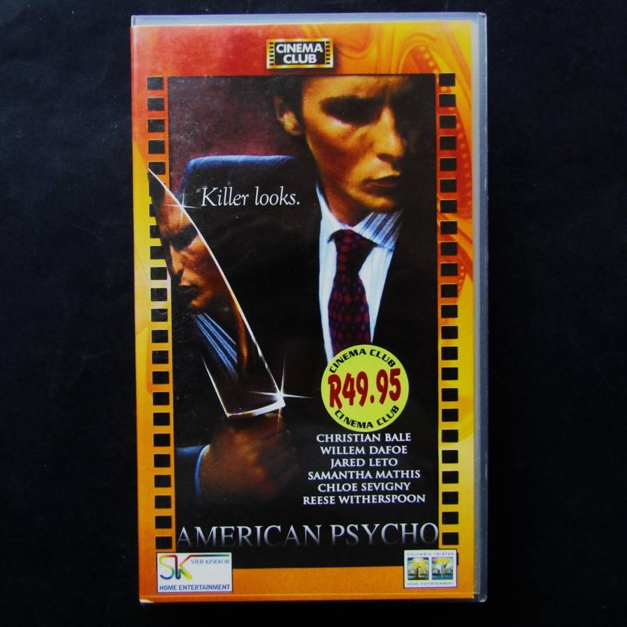 American Psycho - Horror Movie VHS Tape (2000)