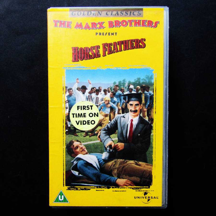 Horse Feathers - Marx Brothers - Movie VHS Tape (2000)