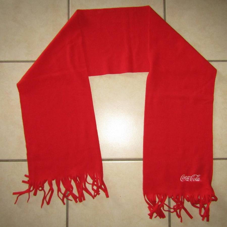 Old Coca Cola Advertising Scarf