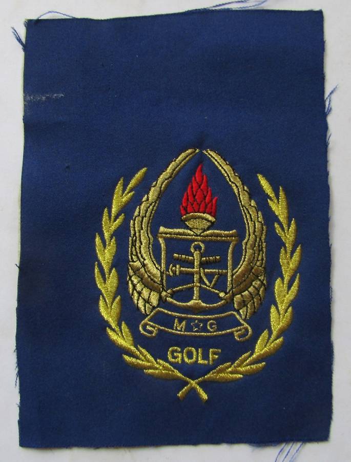 SADF Military Gymnasium Golf Blazer Badge