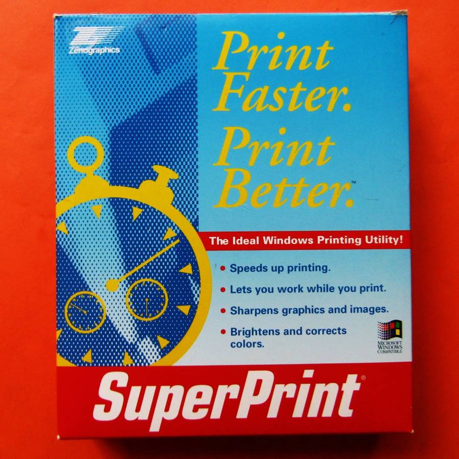 SuperPrint - Big Box Software Program (1994)