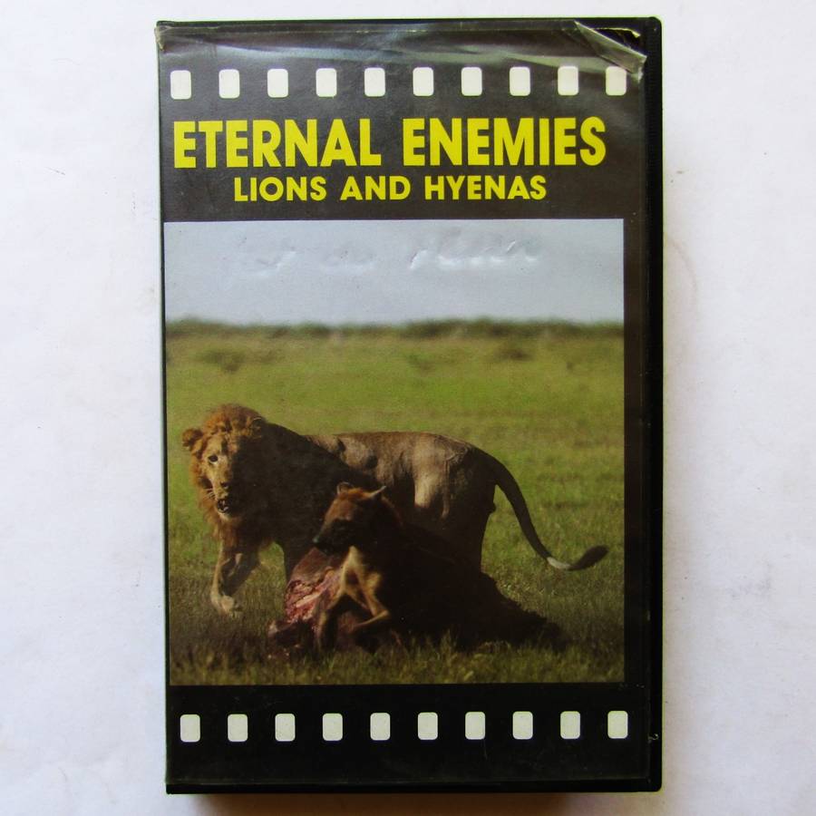 Eternal Enemies - Lions and Hyenas - VHS Video Tape