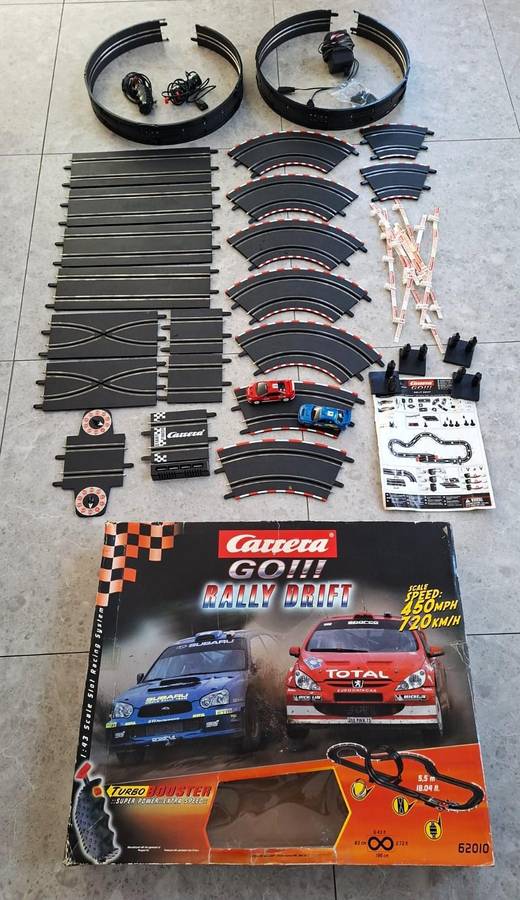 Old Carrera Rally Drift 1:43 Slot Car Set