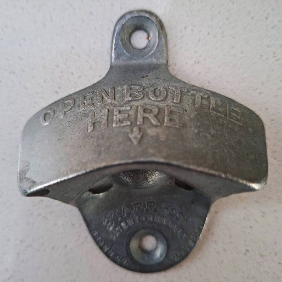 Vintage Starr X Metal Counter Bottle Opener