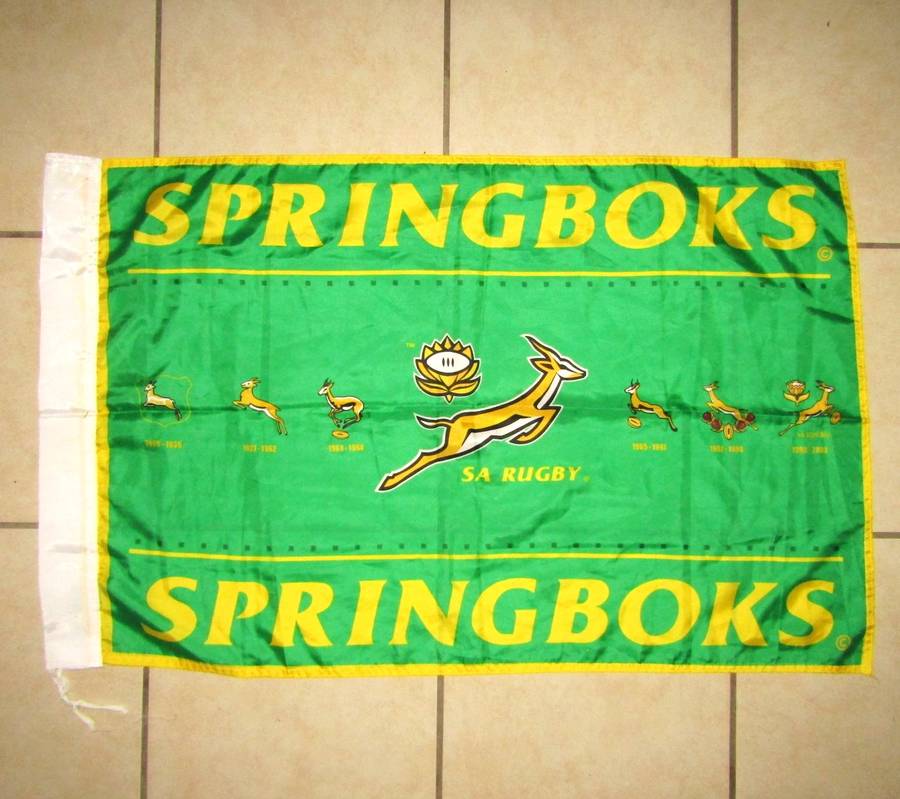 Old History of Springbok Rugby Flag