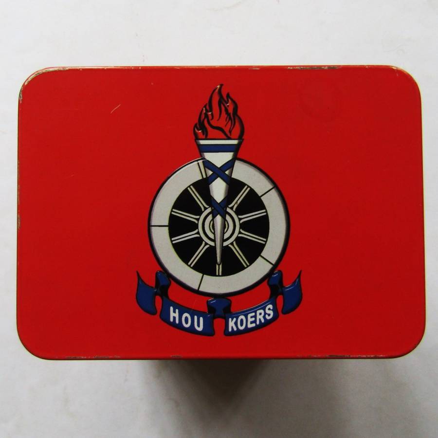 2002 Jan Van Riebeeck 350 Jaar Herdenking Voortrekkers Coffee Tin