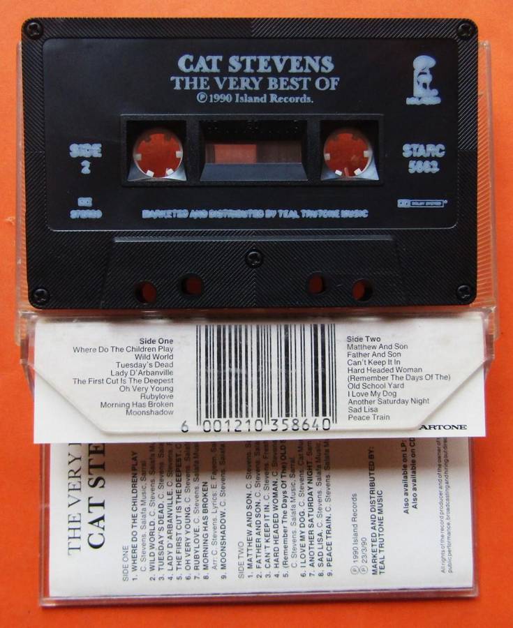 The Very Best of Cat Stevens - Cassette Tape (1990)