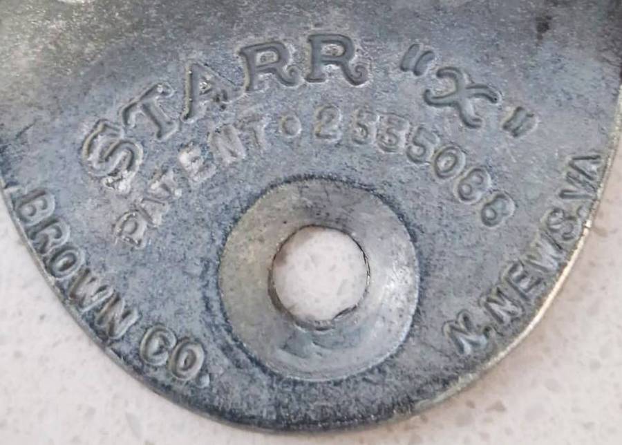 Vintage Starr X Metal Counter Bottle Opener