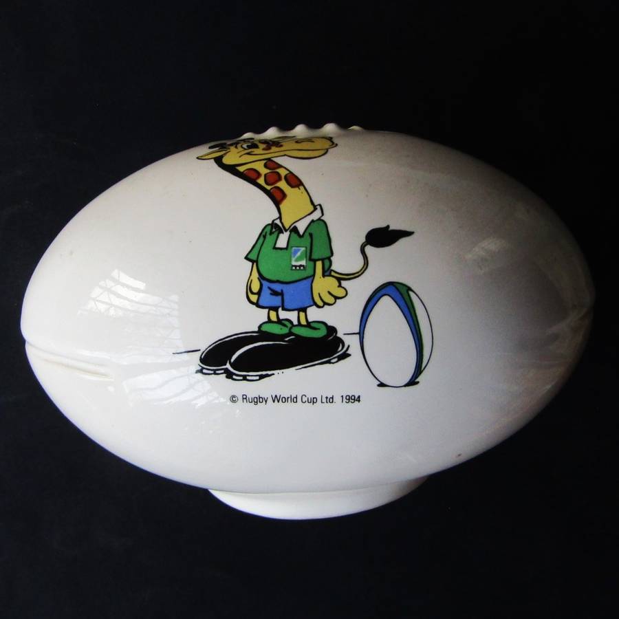 1995 Rugby World Cup Ceramic Money Ball