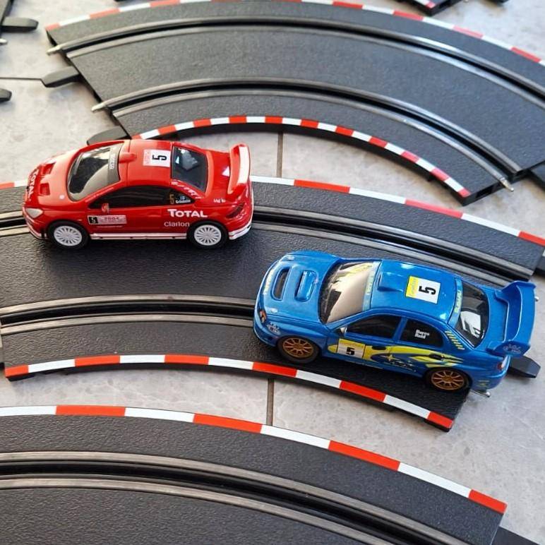Old Carrera Rally Drift 1:43 Slot Car Set