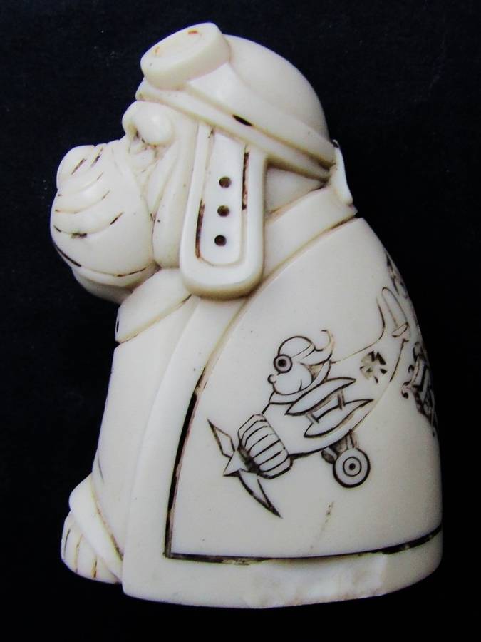 Vintage John Biccard Collection - The Baron - Crushed Marble Sculpture Figurine