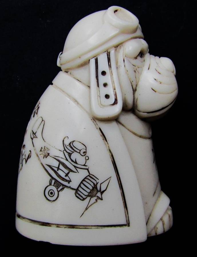 Vintage John Biccard Collection - The Baron - Crushed Marble Sculpture Figurine
