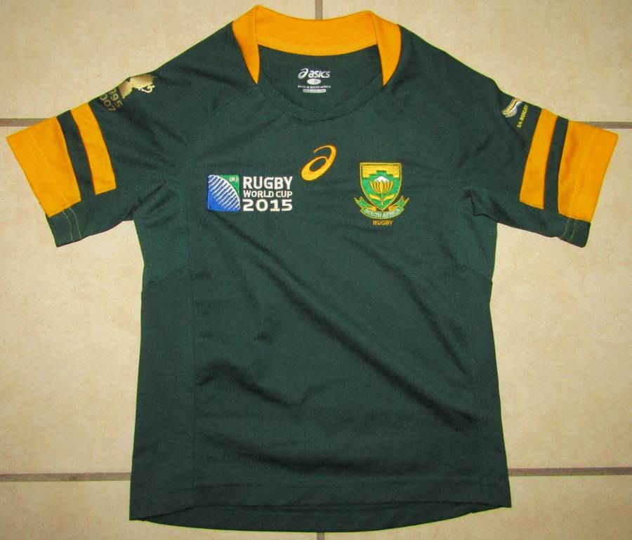 2015 World Cup Springbok Rugby Jersey - Kids Size 5/6